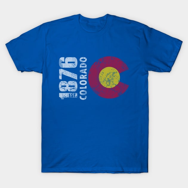 1876 Colorado Vintage Fade T-Shirt by E